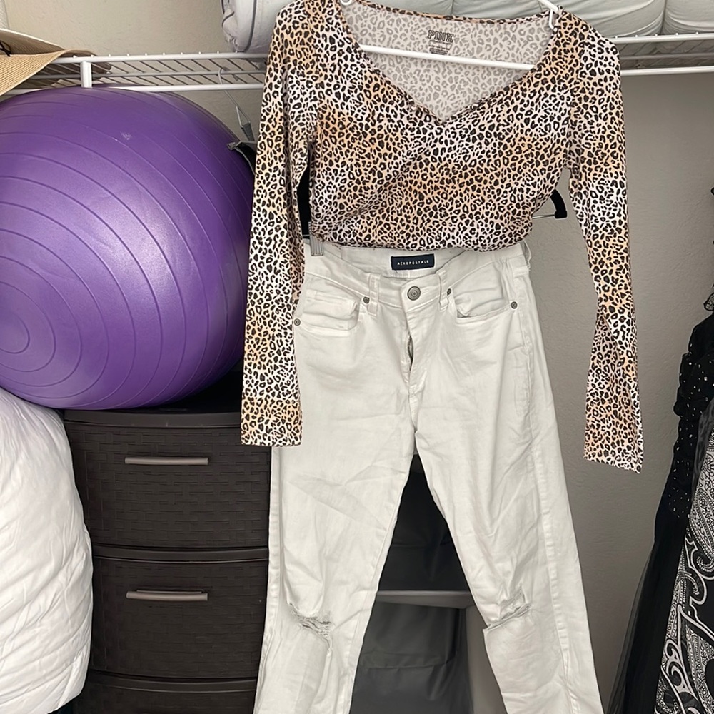 White jeans